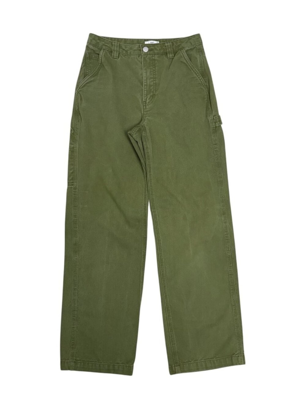 TNA ARITZIA Straight Jeans Denim Relaxed Green Designer Pants Womens 27